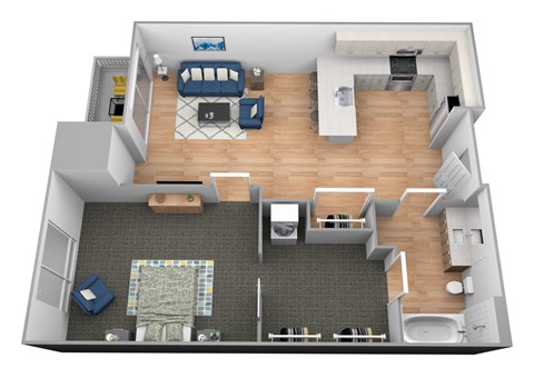 Snake River Floor Plan at Shakopee Flats, Shakopee, MN